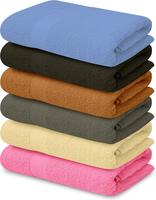 QUBALINENZ 100% Cotton Bath Towels-27x54inch - 6 Pack Shower Towels - Light Weight, Ultra Absorbent Towels for Bathroom Set C...