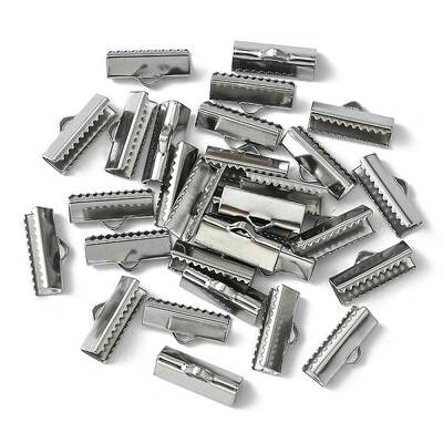 304 Stainless Steel Ribbon Crimp Ends