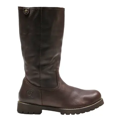 NATURAL LIFE & STYLE High Boots Brown Leather Womens UK 7