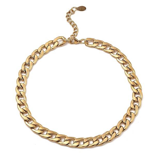 304 Stainless Steel Cuban Link Chain Necklace