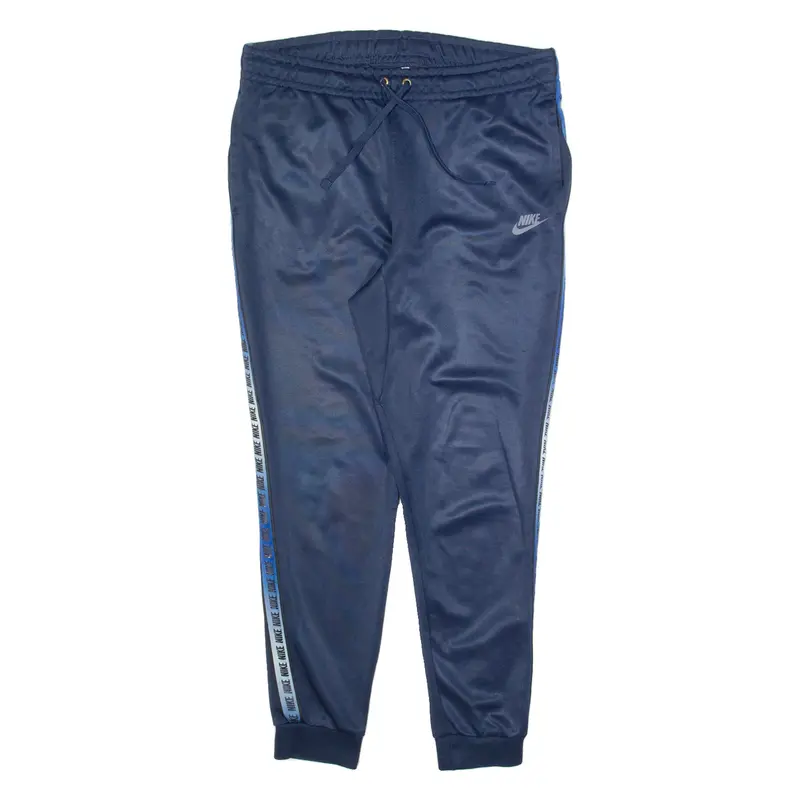 ADIDAS Mens Joggers Blue Tapered S W32 L27