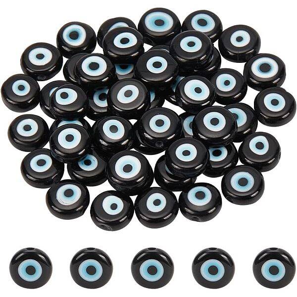 Handmade Evil Eye Lampwork Beads Strands