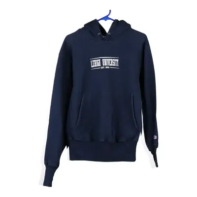 Lehigh University Champion Hoodie - Medium Navy Cotton Blend