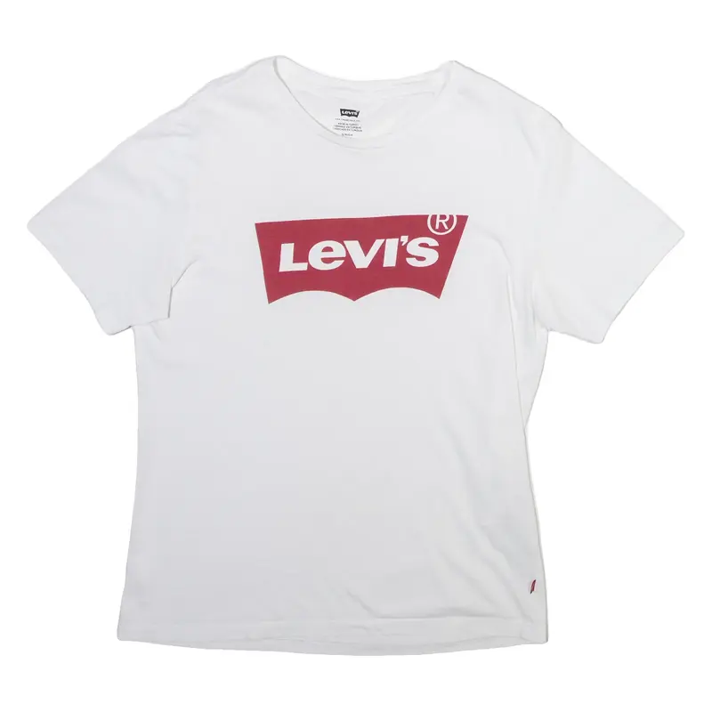 LEVI'S Mens T-Shirt White S