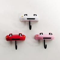 Car Design Wall Mounted Key Hook, 1/3 Counts Durable Car Front Feature Wall Key Hook, Stylish Home & Office Organizer