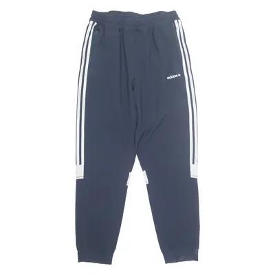 ADIDAS Mens Joggers Blue Tapered L W28 L29