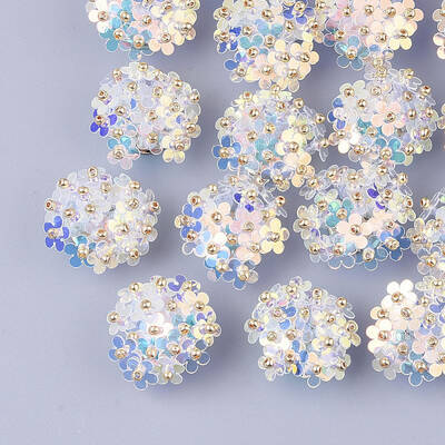 PVC Paillette Cabochons