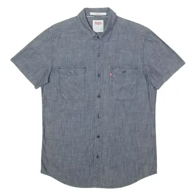 LEVI'S Modern Fit Mens Plain Shirt Grey M
