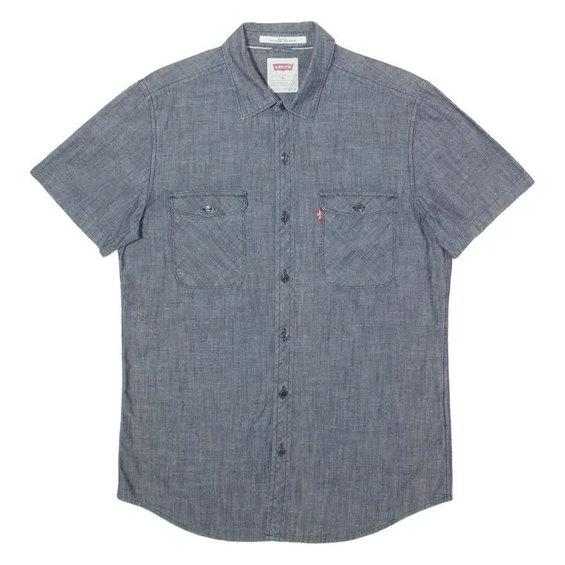 LEVI'S Modern Fit Mens Plain Shirt Grey M