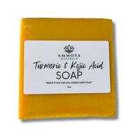 Turmeric Kojic Face and Body Soap - All Natural Skincare for Daily Use - Lemon Turmerickojicacidsoap Washes