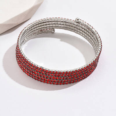 Platinum Brass Multi Layer Wrap Bracelets