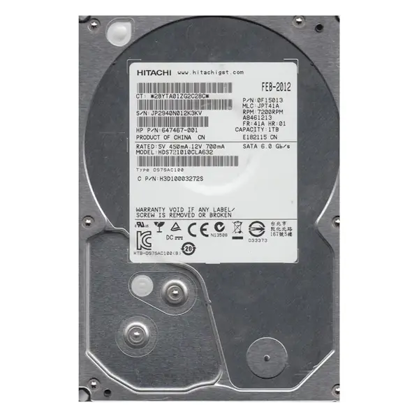 0F15013 HGST 1TB 6Gb/s SATA 7200 3.5-inch 32MB Hard Drive