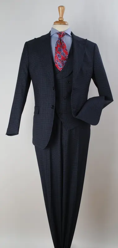 Apollo King Men's 100% Wool 3pc Suit Flat Front Pants   Shop Now!