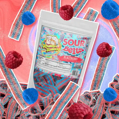 Blazpberry Sour Belts