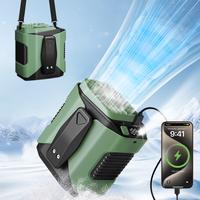 2025 Upgrade Portable Waist & Clip Fan, 10000mAh Rechargeable, Cooling Strong Airflow, 100-Speed Hands-Free Portable Fan with...