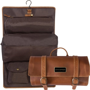 5 Custom Buffalo Mountain Leather Travel Kit Bag - Full Grain & ...