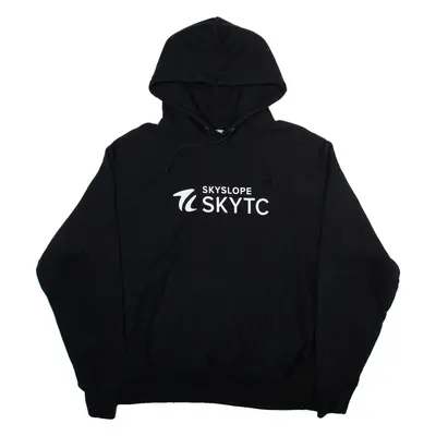 CHAMPION Skyslope SKYTC Mens Black Hoodie L
