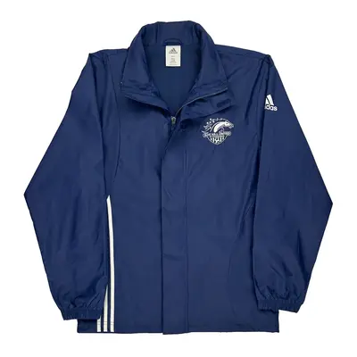 Box Hill United Adidas Football Jacket - Small Blue Nylon