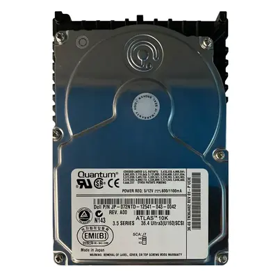 072NTD Dell 36GB Ultra-320 SCSI 10000 3.5-inch Hard Drive