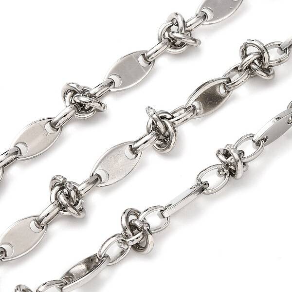 304 Stainless Steel knot with Oval Link Chains