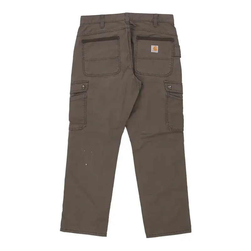 Carhartt Cargo Trousers - 33W 30L Grey Cotton