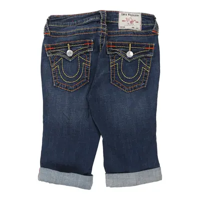 Riley True Religion Denim Shorts - 28W UK 8 Blue Cotton