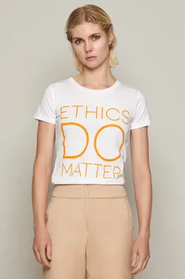 Ethics Do Matter T-Shirt (White) | size: S