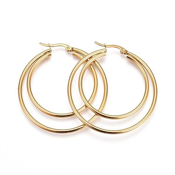 304 Stainless Steel Hoop Earrings