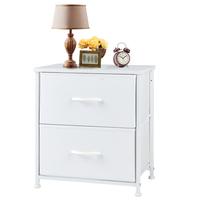 【Deals For You Days】Nightstand with 2 Fabric Drawers, Dresser, End Table, Bedside Table, Bedroom Furniture for Living Roo...