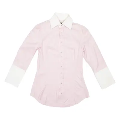 DSQUARED2 Womens Plain Shirt Pink Long Sleeve S