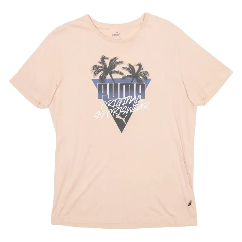 PUMA Womens T-Shirt Pink S