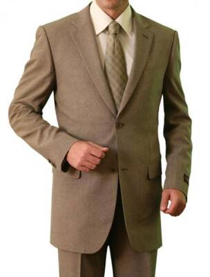 Tan Linen Blazer - Mens Tan Linen Blazer