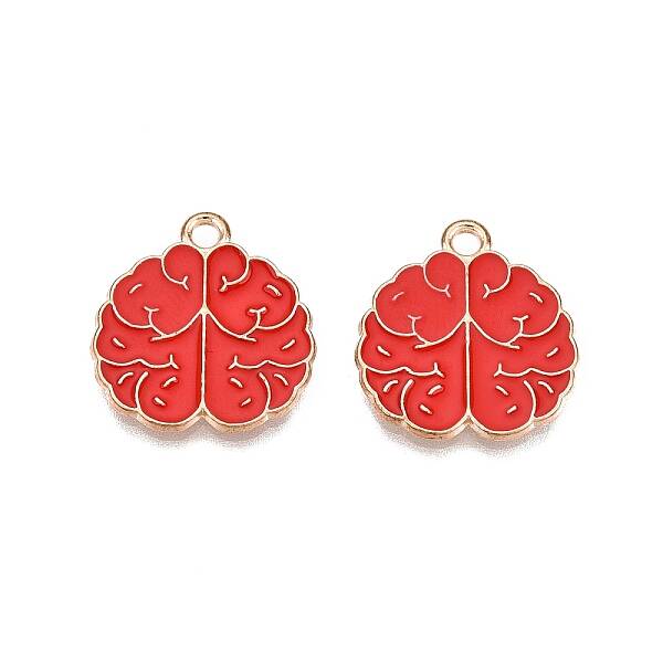 Halloween Theme Alloy Enamel Pendants