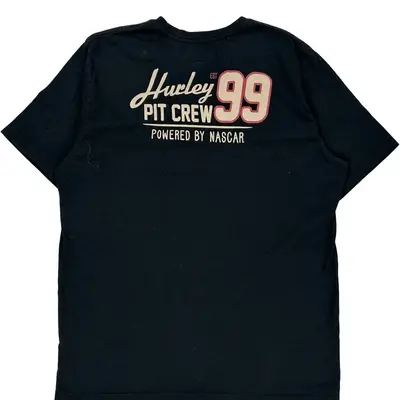 Nascar Graphic T-Shirt - Large Black Cotton