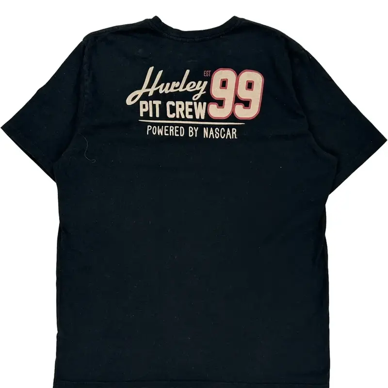 Nascar Graphic T-Shirt - Large Black Cotton