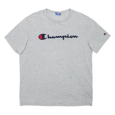 CHAMPION Mens T-Shirt Grey L