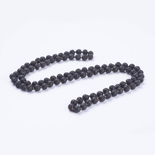 Natural Lava Rock Beaded Necklaces