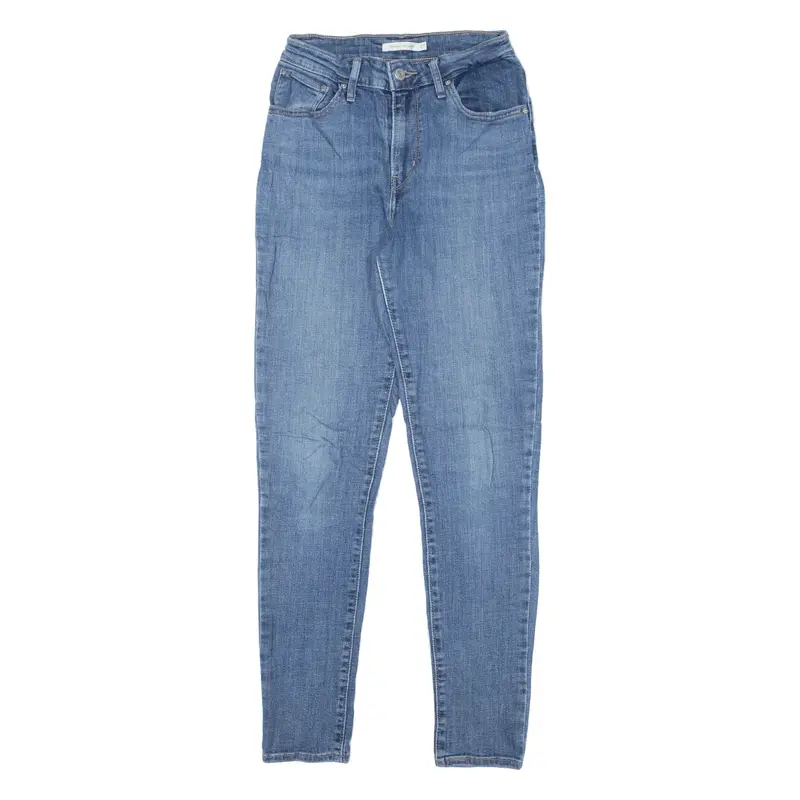LEVI'S 721 High Rise Jeans Blue Denim Slim Skinny Womens W24 L30