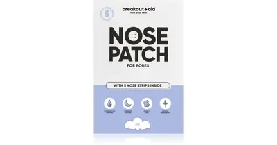 Breakout+aid Nose Pores Cleansing Patches (5 pcs.)