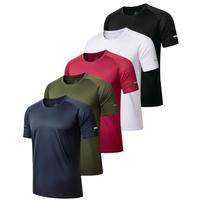 Men's Plain Round Neck Raglan Sleeve Spring Sports Football Jersey - Casual Tee for Gym Workout, Fall Outfits, Machine Washab...