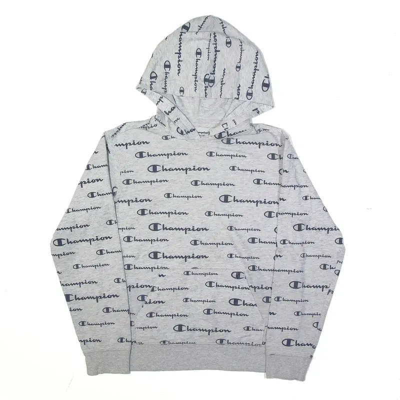 CHAMPION Hoodie Grey Pullover Boys L