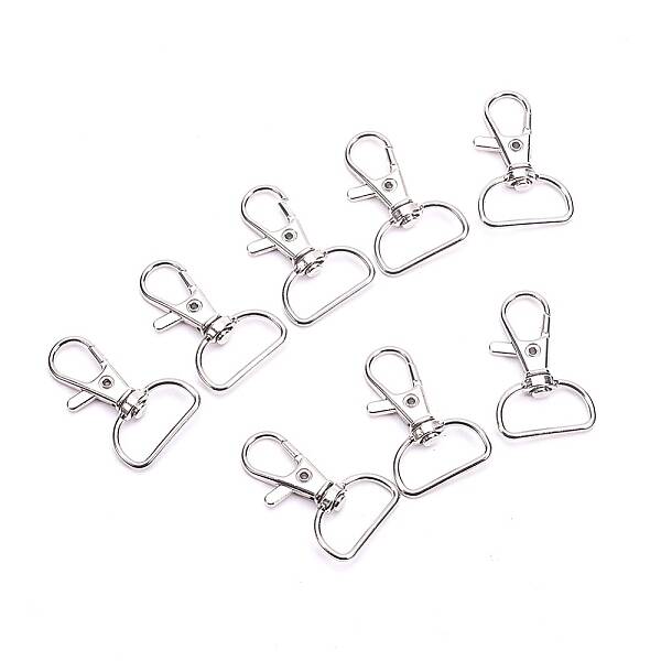 Zinc Alloy Swivel Lobster Claw Clasps