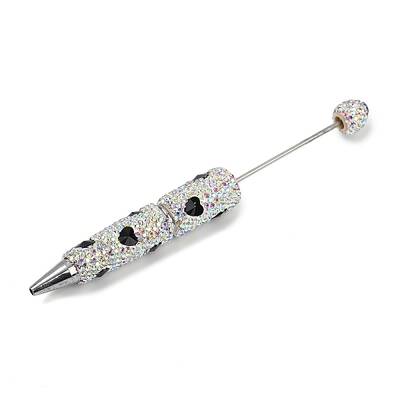 Polymer Clay Rhinestones Ball-Point Pen