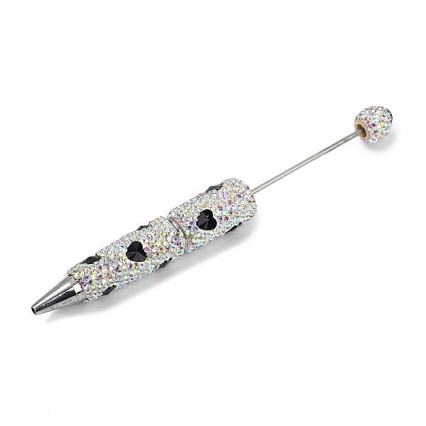 Polymer Clay Rhinestones Ball-Point Pen