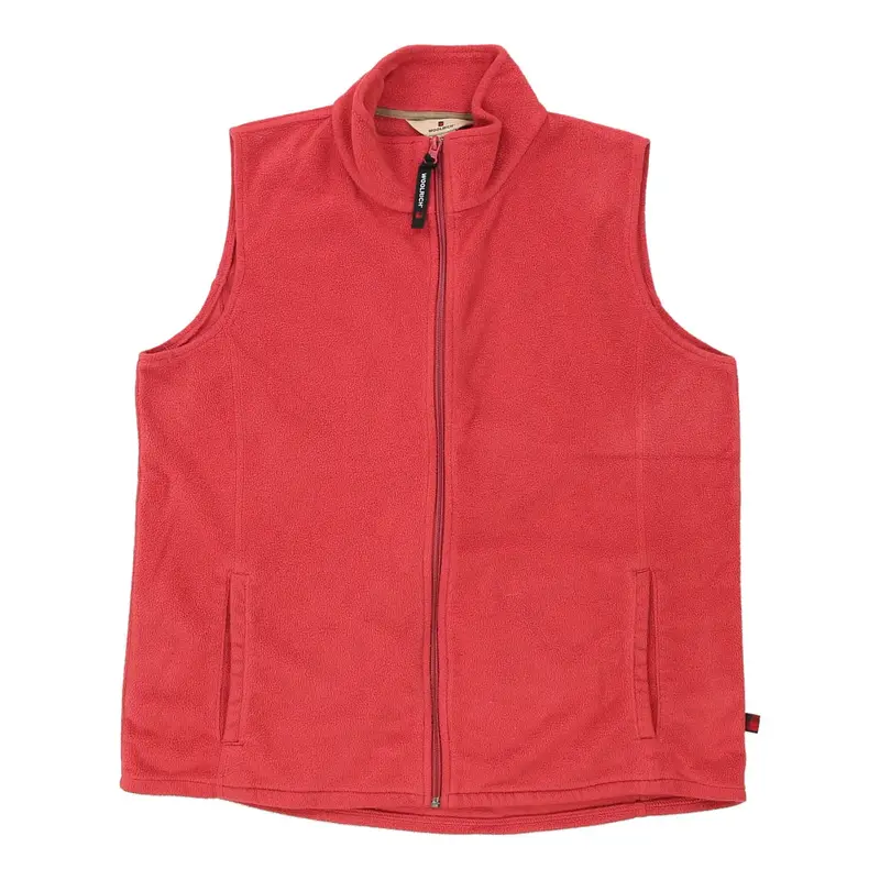 Woolrich Fleece Gilet - Large Pink Polyester