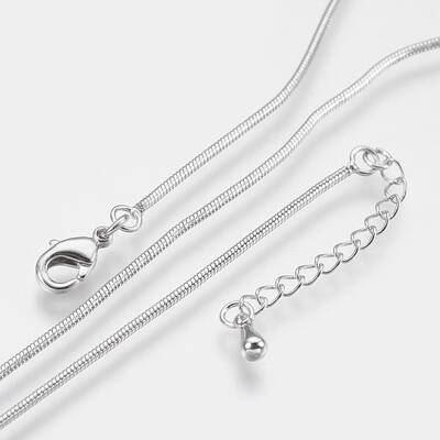 Long-Lasting Plated Brass Snake Chain Necklaces