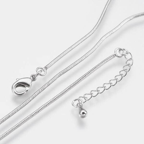Long-Lasting Plated Brass Snake Chain Necklaces