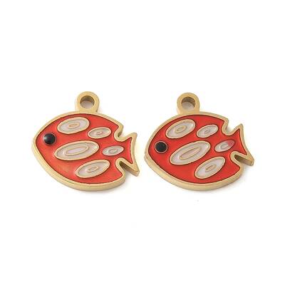 304 Stainless Steel Enamel Charms