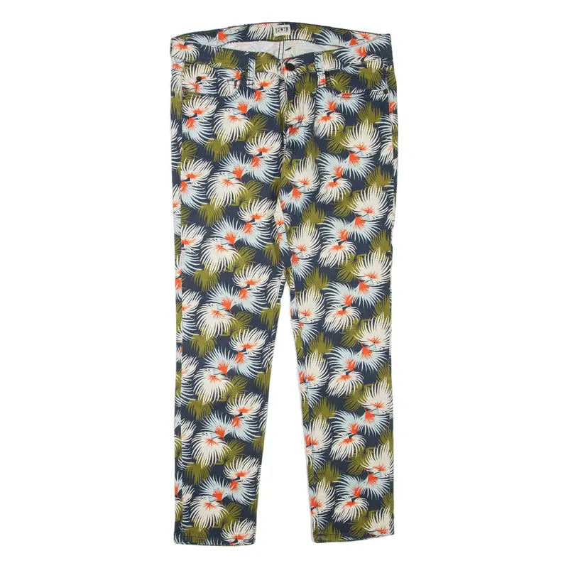 EDWIN Womens Trousers Green Regular Skinny W32 L27