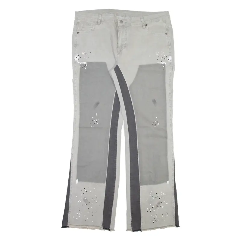 Womens Trousers Green Regular Bootcut W37 L33
